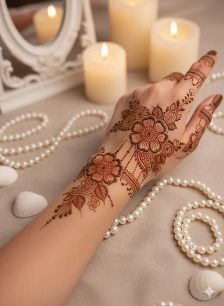 Elegant mehndi design