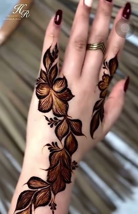 Mehndi design upper hand full (5)