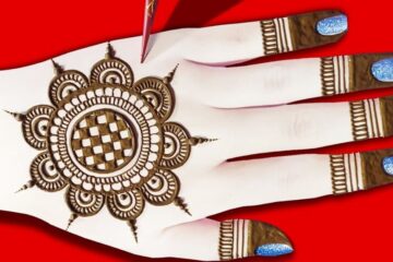Pakistani tikki mehndi design