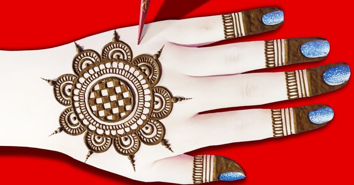 Pakistani tikki mehndi design