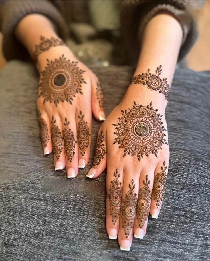 Simple Eid Mehndi Design