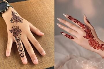 Upper Hand Mehndi Design Simple