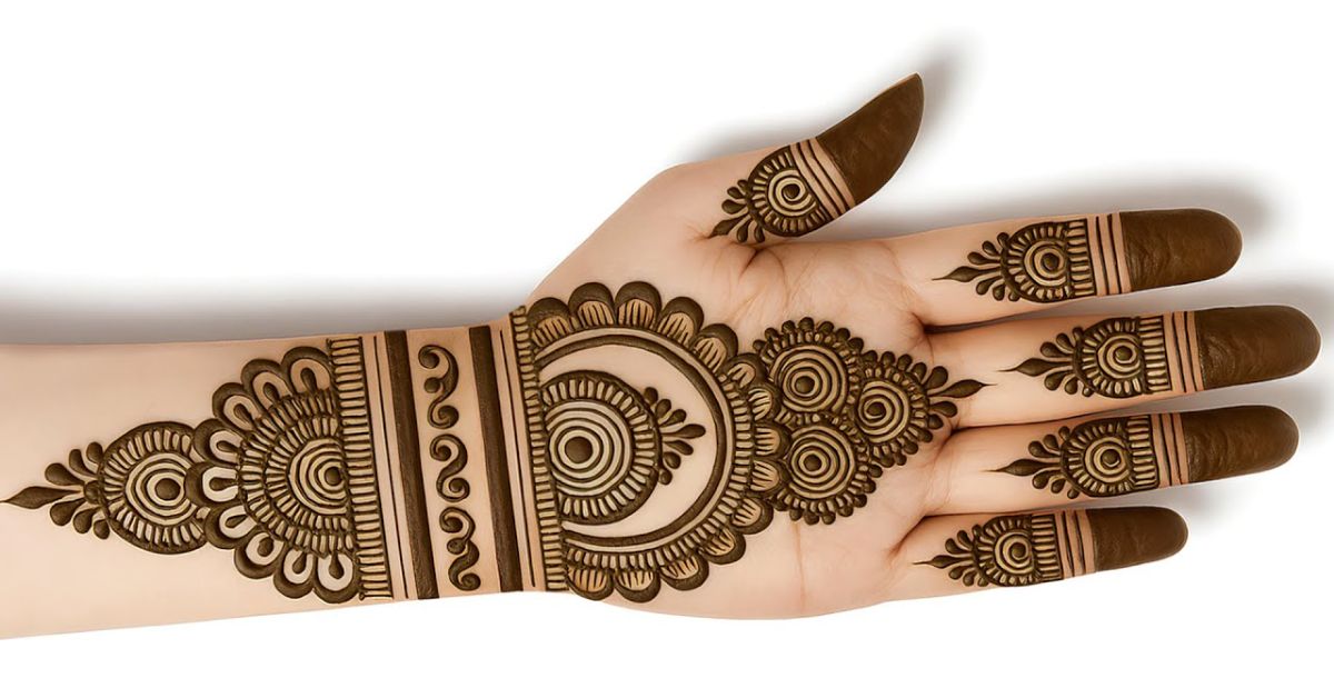 aesthetic mehndi design for eid