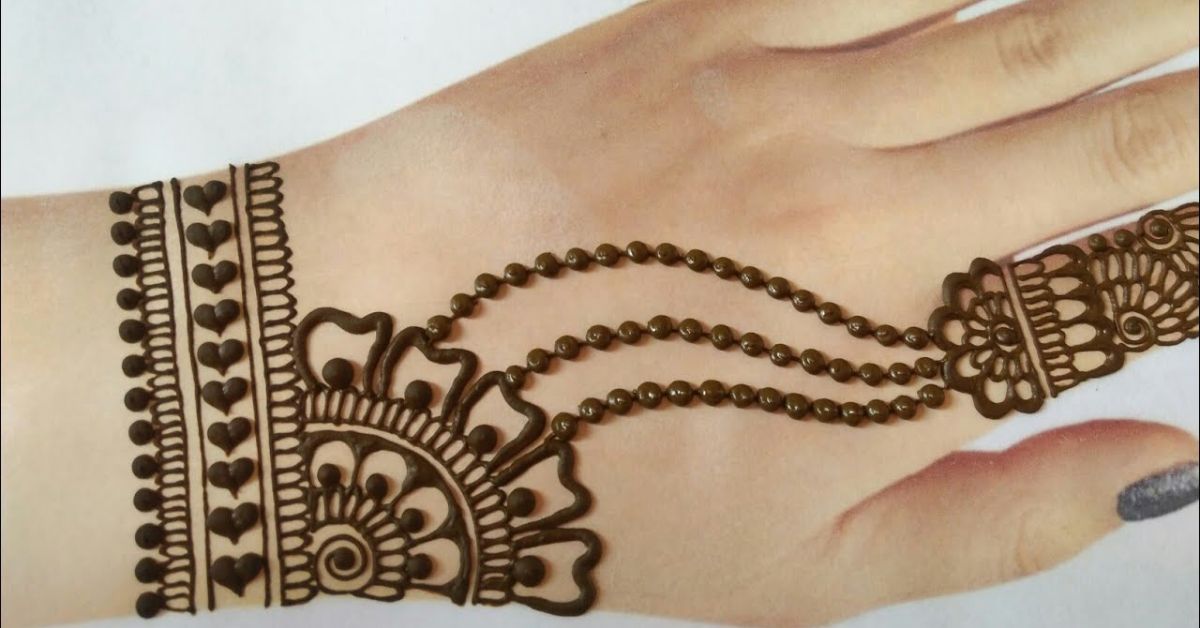 back hand pakistani gol tikki mehndi designs