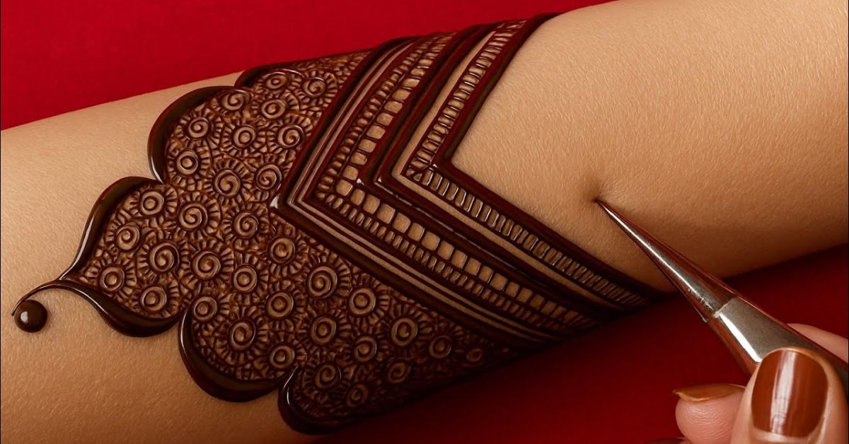 easy aesthetic mehndi design