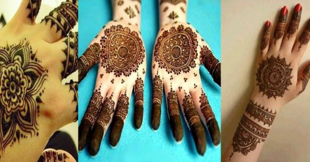 easy pakistani tikki mehndi design