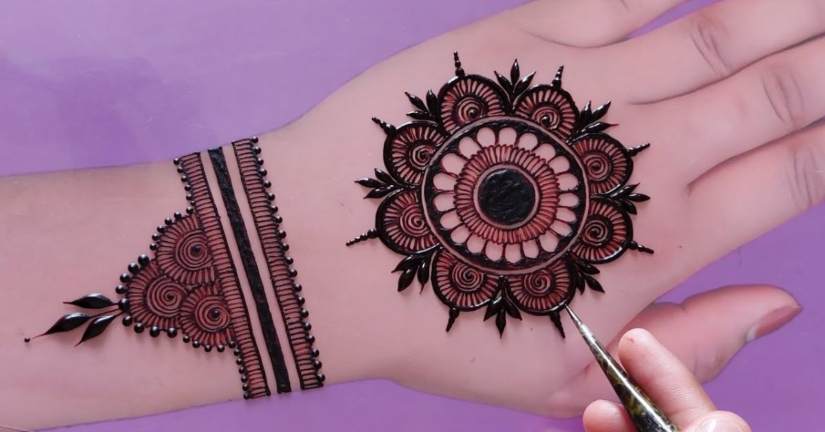 eid pakistani gol tikki mehndi designs
