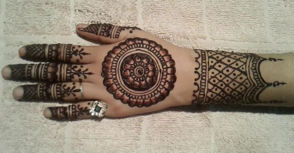 pakistani stylish pakistani tikki mehndi design
