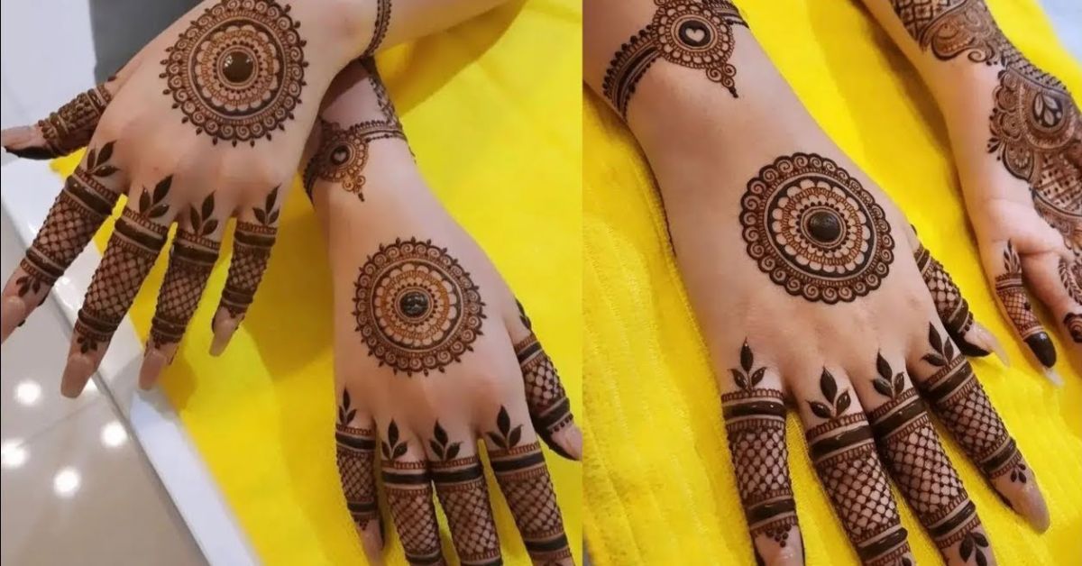 pakistani tikki mehndi design easy