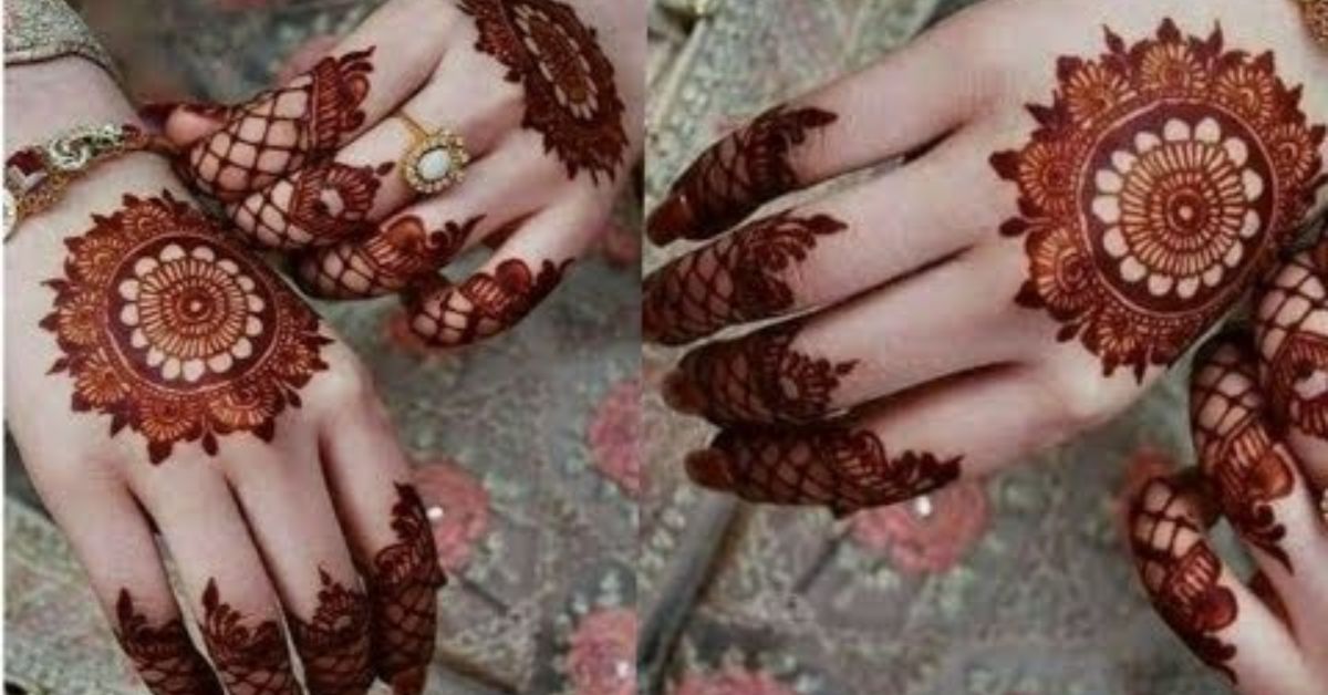 tikki mehndi designs easy