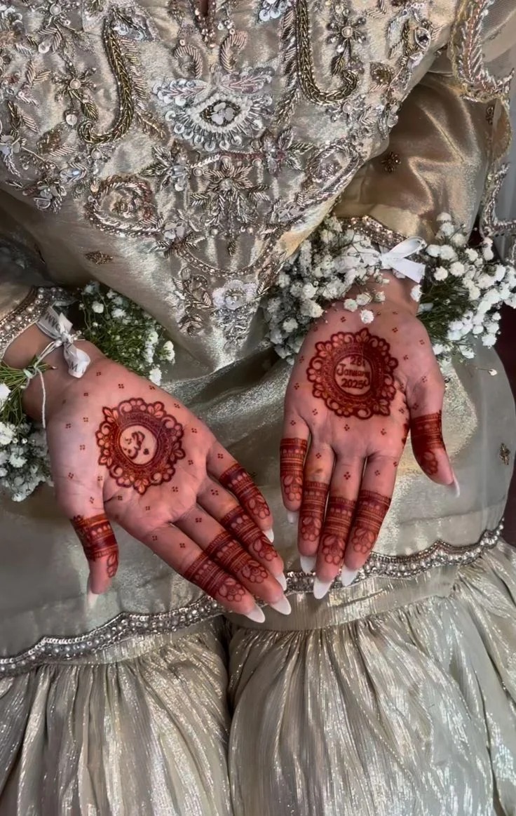 Easy Modern Back Hand Mehndi Design