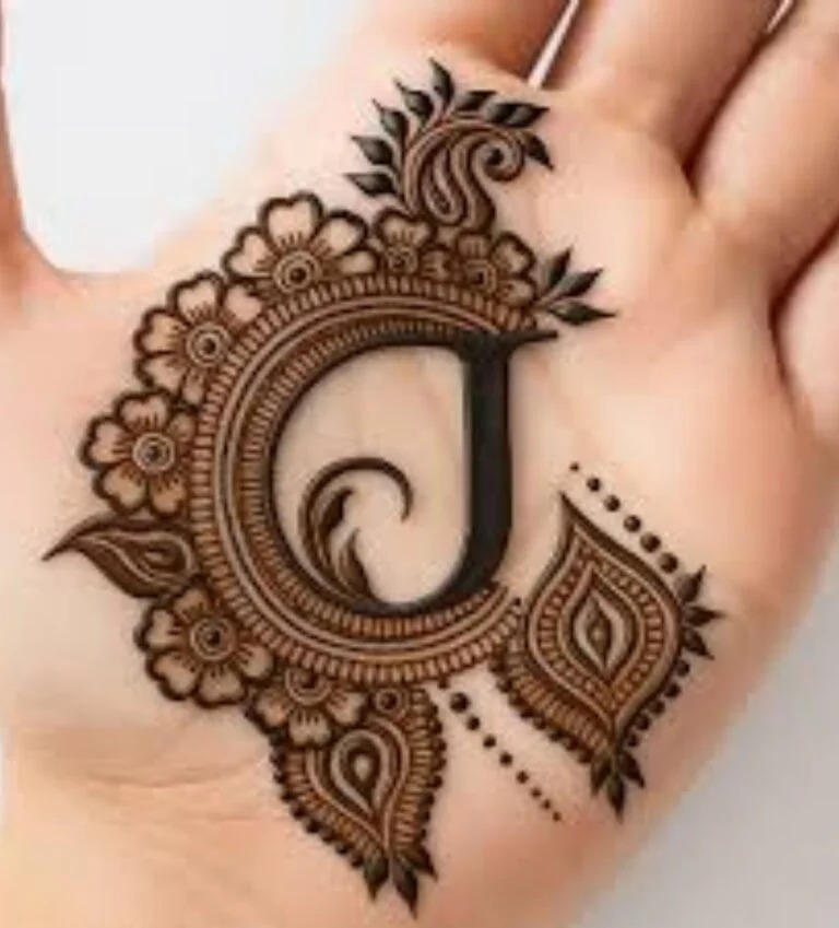 Floral Border Name Designs