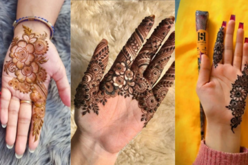 Floral Mehndi Design for Front Hand