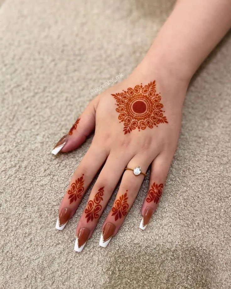 Floral Mehndi Design
