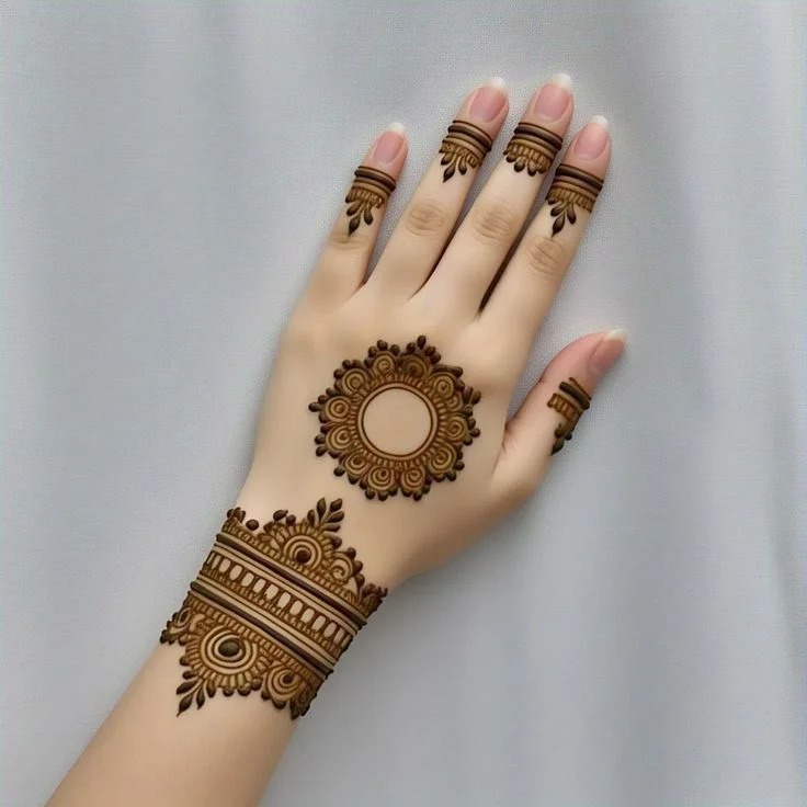Floral Mehndi
