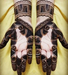 Full Hand Bridal Mehndi Design Easy