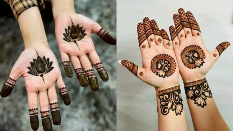 Lotus Mehndi Design