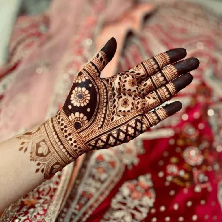 Rabeeca Khan Baat Pakki Mehndi Design