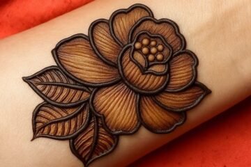 Rose Mehndi Design