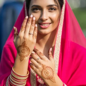 Simple Bridal Mehndi Design
