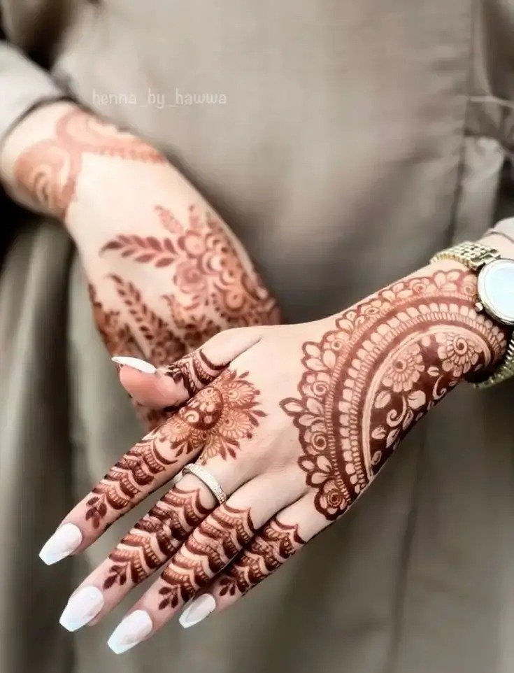bharwa new mehndi design