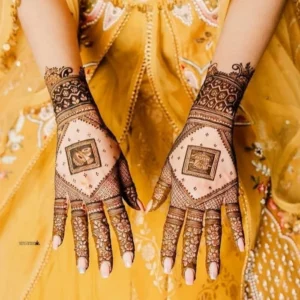 bridal simple mehndi design