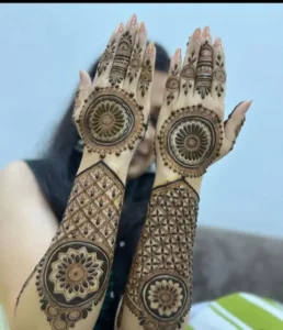 bridal stylish mehndi back hand mehndi design 880x1024