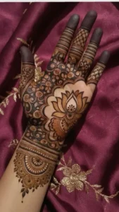 easy simple bridal mehndi design 576x1024