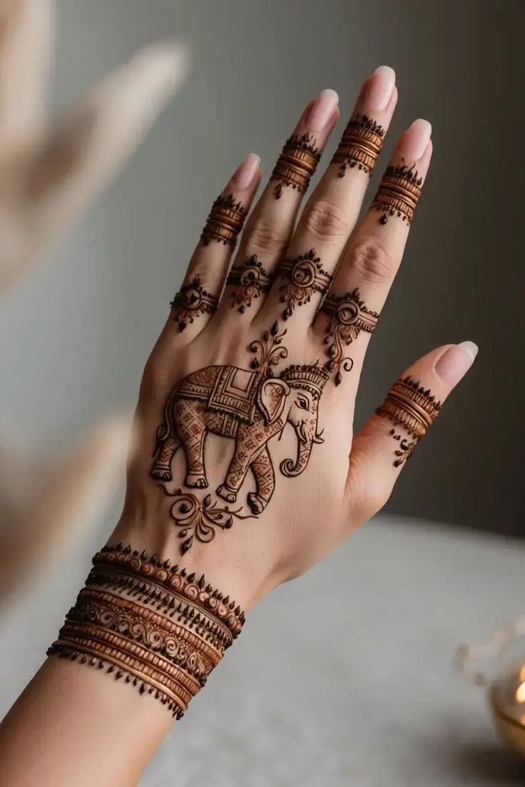 mehndi bharwa design