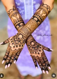mehndi design for bride