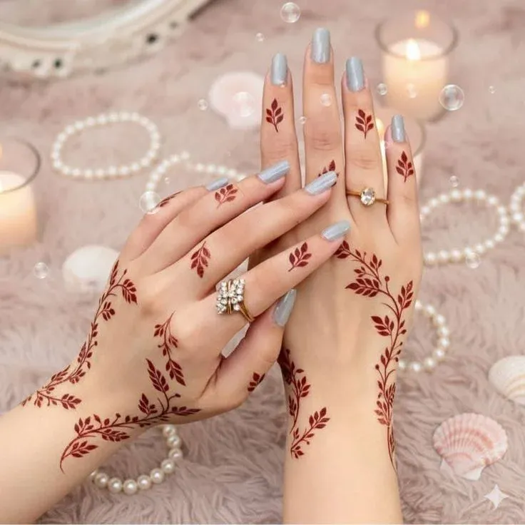 Arabic Simple Mehndi Design