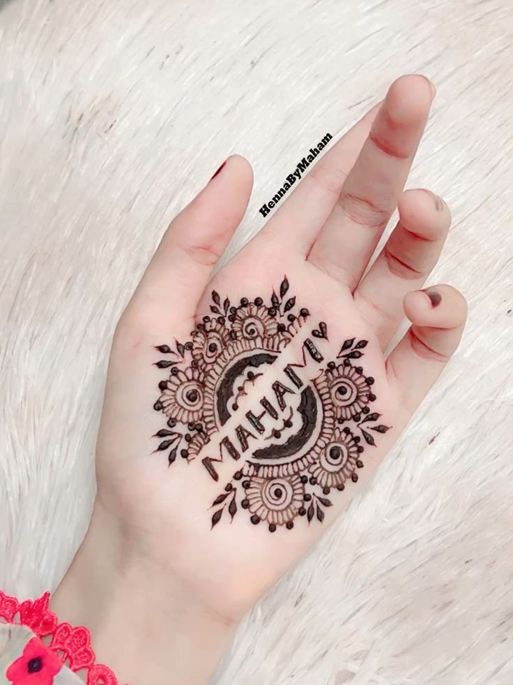 Beautifull Name Mehndi Design (2)