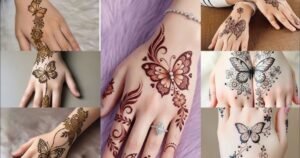 Butterfly Mehndi Design Ideas