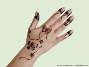 Butterfly mehndi design 1024x768