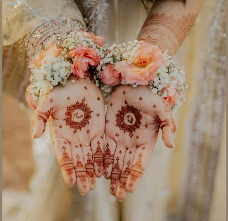 Minimalistic Name Mehndi Design (4)