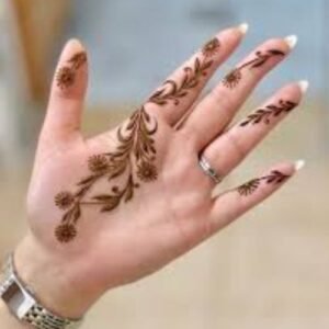 Short Mehndi Design for Front Hand Short Mehndi Design for Front Hand