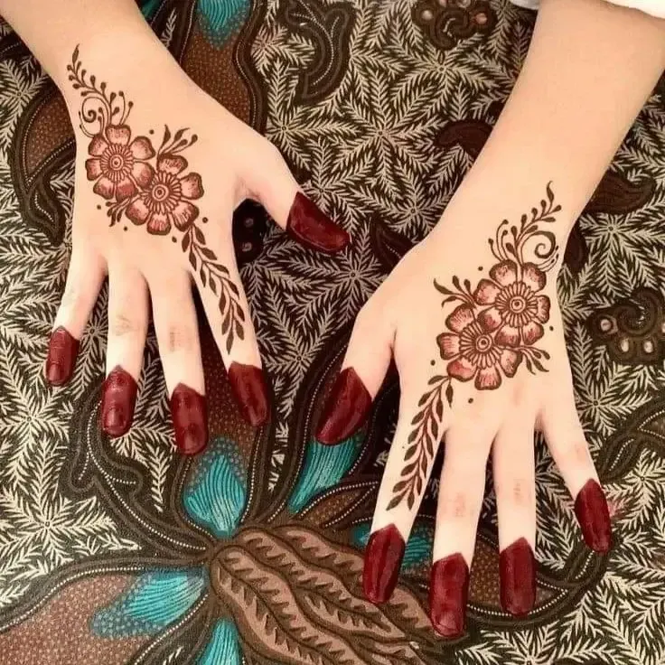 Simple Henna Mehndi Design