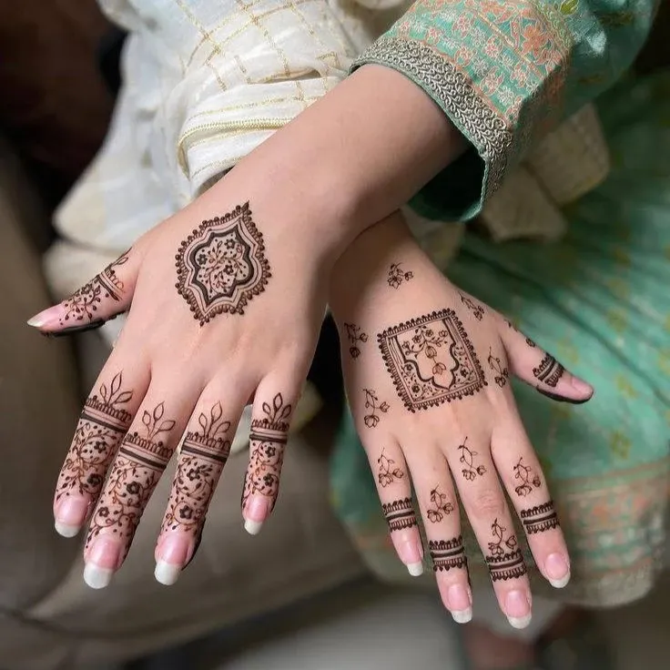 Simple Mehndi Design Photo