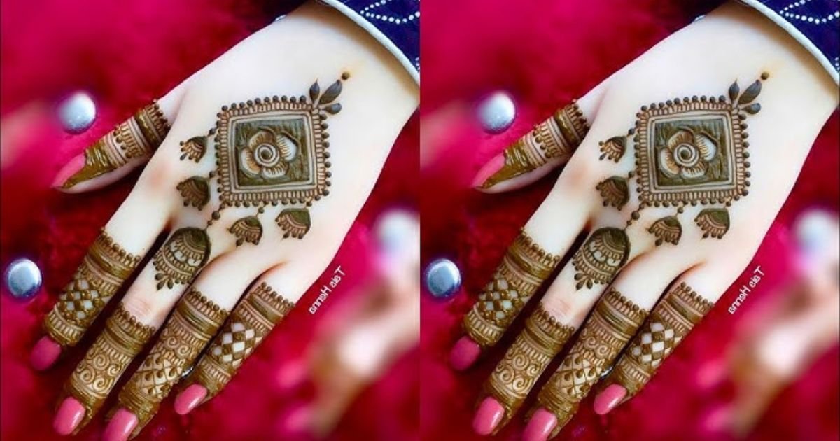 Square Mehndi Design
