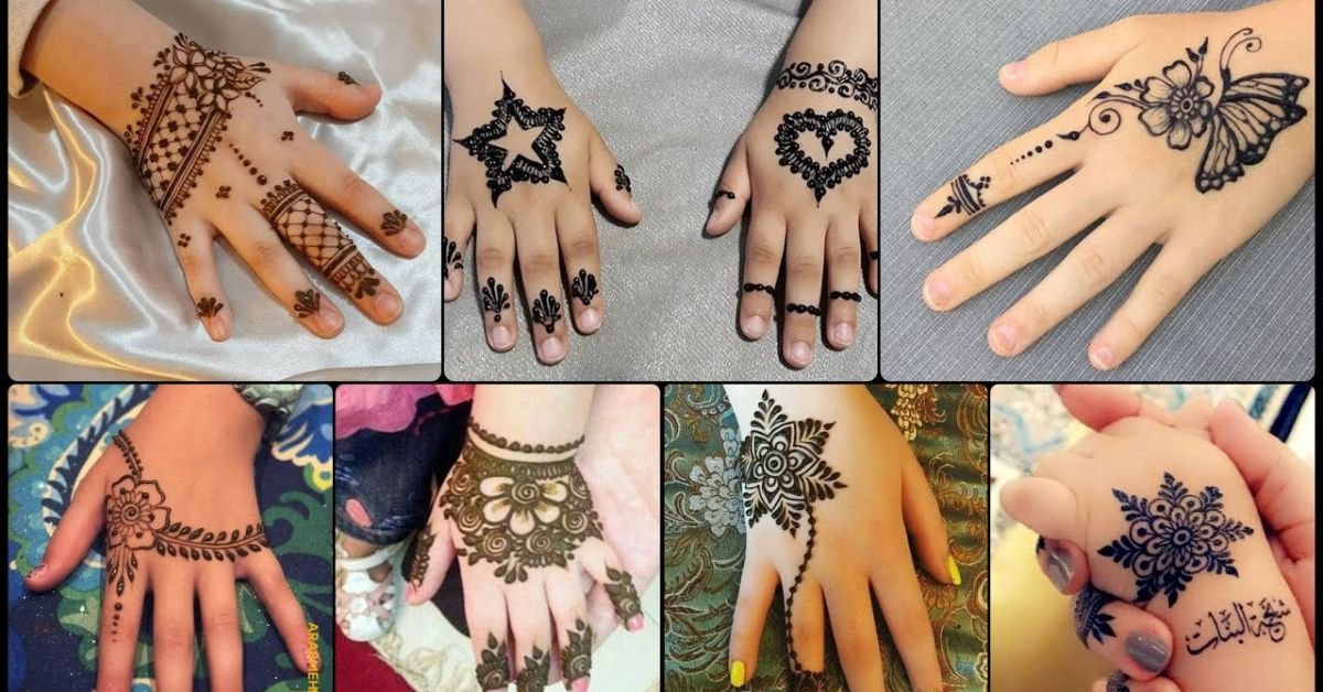 cute cute mehndi design for kids