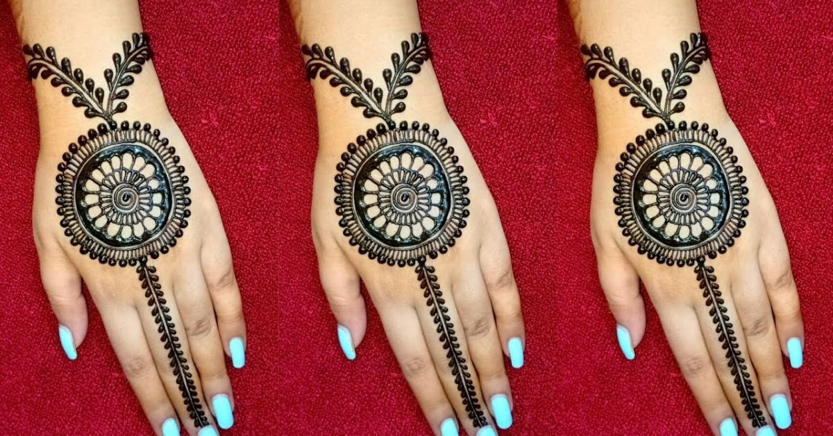 cute mehndi design for girls