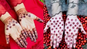 front hand simple mehndi design