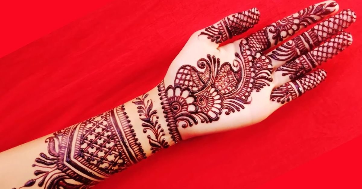 simple cute mehndi design
