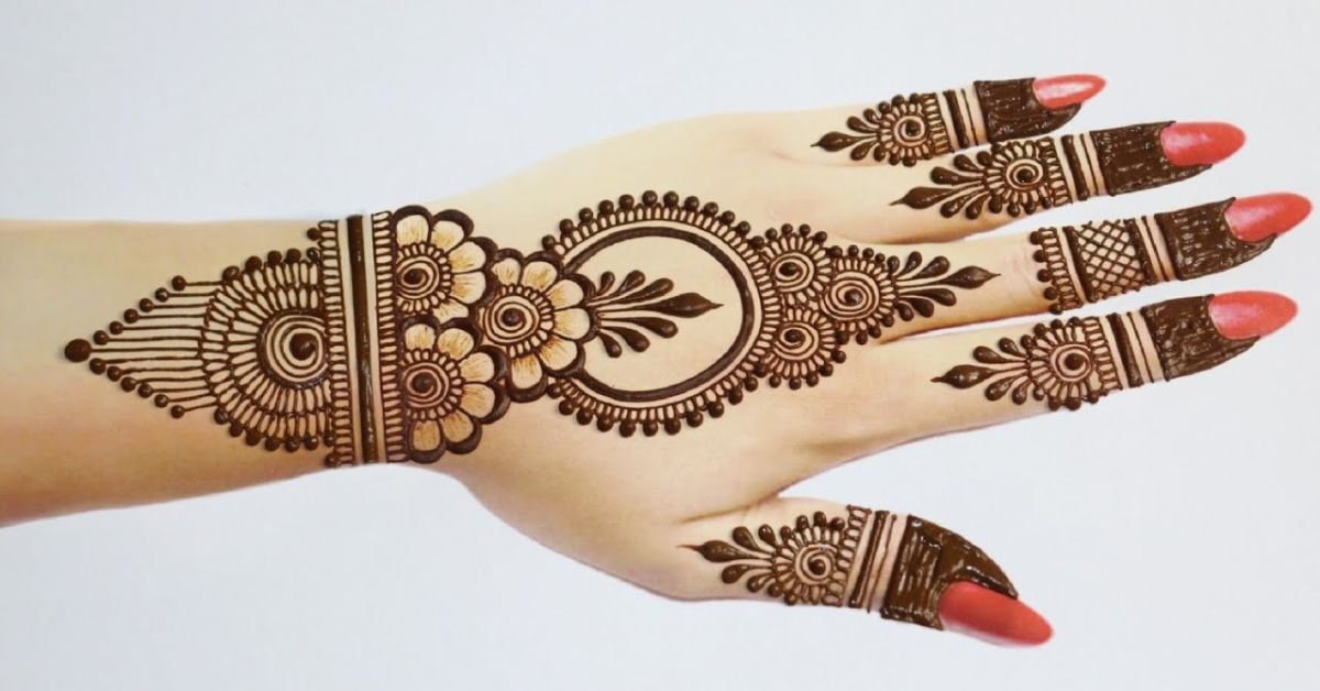 simple mehandi design