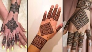 x mehndi design for bride