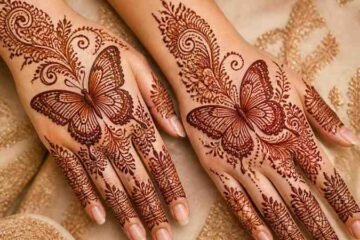Butterfly Mehndi Design