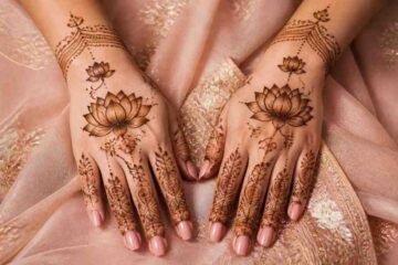 Lotus Mehndi Design