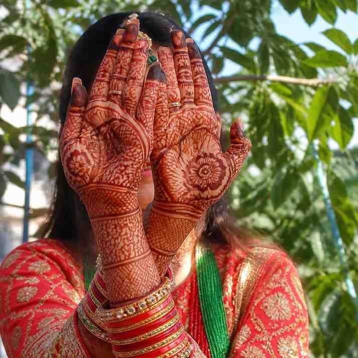 Teej Mehndi Design 