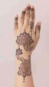 lotus mehndi design (14)
