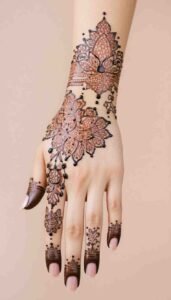 lotus mehndi design (20)